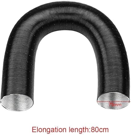 Luftinntaksslange - 75mm - Bilvarmluftinntaksslange, erstatningsinntaksrør