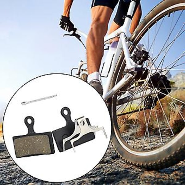 2 stk Cykelbremseklodser Høj Sikkerhed Lav Støv Harpiksbremseklodser Til Mountainbike Landevejscykel (Type 24)