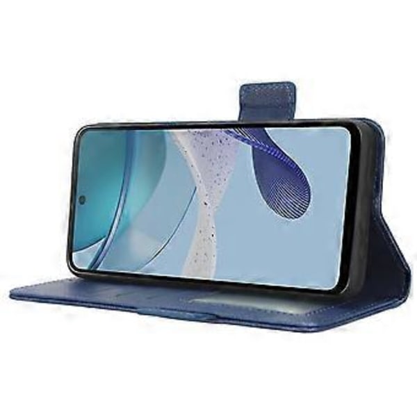 Motorola Moto G73 5G PU-nahkainen, kaksoismagneettilukolla varustettu puhelinkotelo, lompakkoteline (tyyli G)