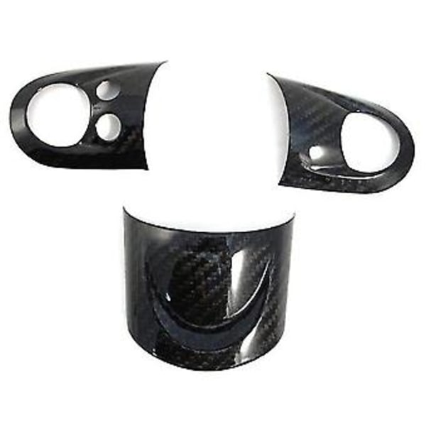 Kulfiber Rattet Dæk Trim Stick Rat Instrument Panel Dæklister For Mini Coop
