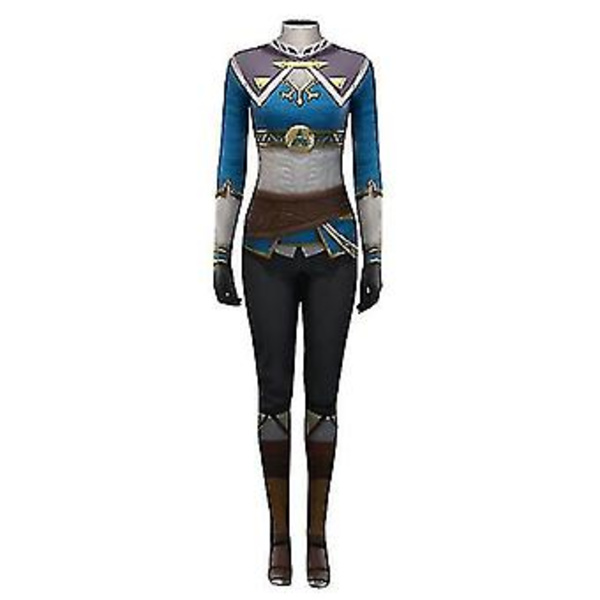 The Legend of Zelda: Breath of the Wild Link Halloween Cosplay Bodysuit (Vuxen XXL Stil 1)