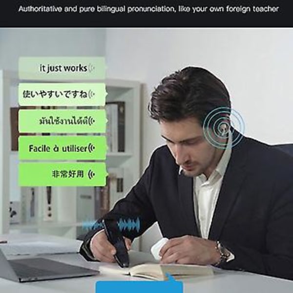 Smart Scan Oversættelsespen Text Læsning Pen 116 Sprog Oversætter Enhed US( )