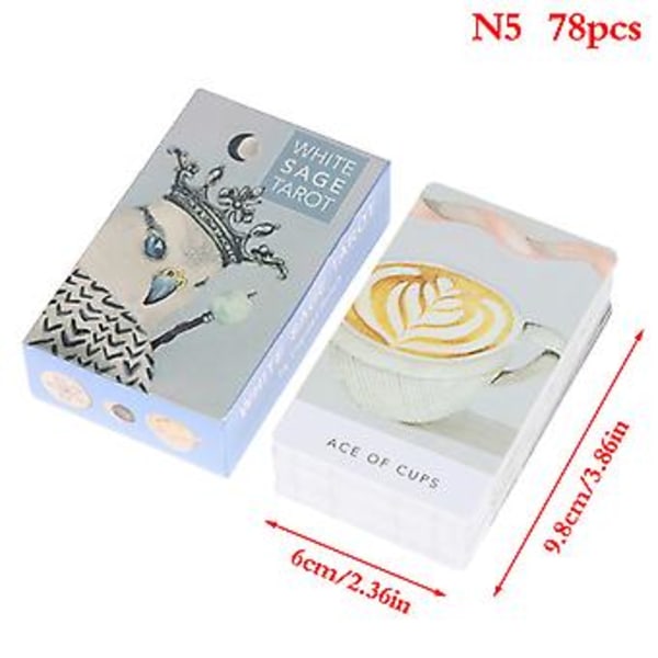 The Fairy Tale Tarot Fuld Engelsk Oracle Kort Spådom Skæbne Brætspil Partry (Mønster N5)