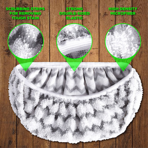 2 st Swiffer Sweeper platt mopp torr och våt användning mopphuvud set