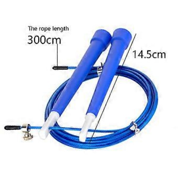 Speed Jump Rope Ultra-Premium Hybrid, Enkel Hållbar Beständig Design för Högintensiva Träningspass, Justerbar för att Passa Alla Storlekar för Double Unders och