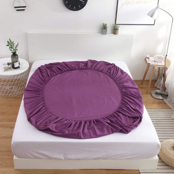 Lakan med resår, 180 x 220 cm, överdrag 30 cm, polyester madrassskydd