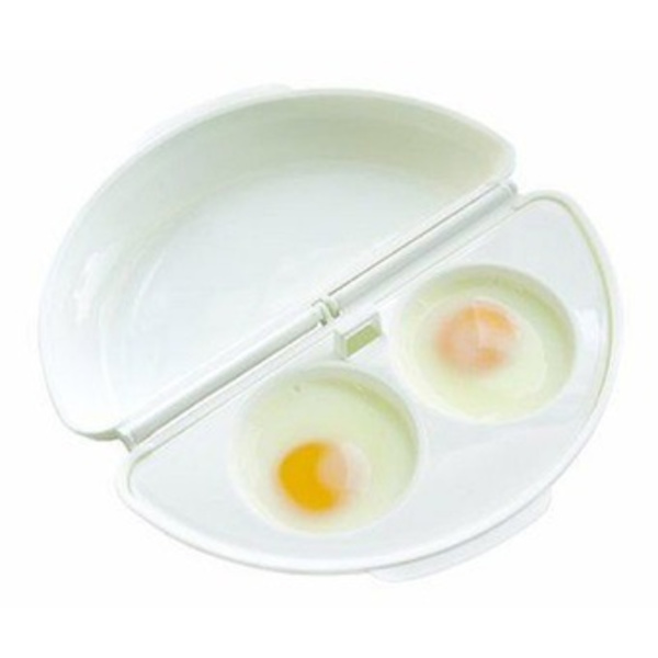 Mikrobølgeovn-koker for posjerte egg