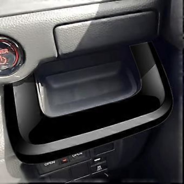 Bil Hoved Førerside Vandkopholder Dekorativ Ramme Kopholder Trim Sticker til STEPWGN RP8 RHD (Sort)