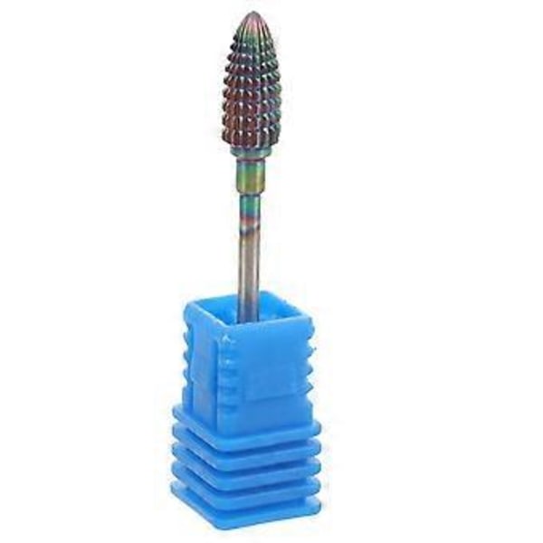 Nagelborr Manikyr Konst Polering Borr Nagel Slip Huvud Verktyg Kvinnor Manikyr Borr för Nagelsalong (5.4X1.2cm Färgrik)