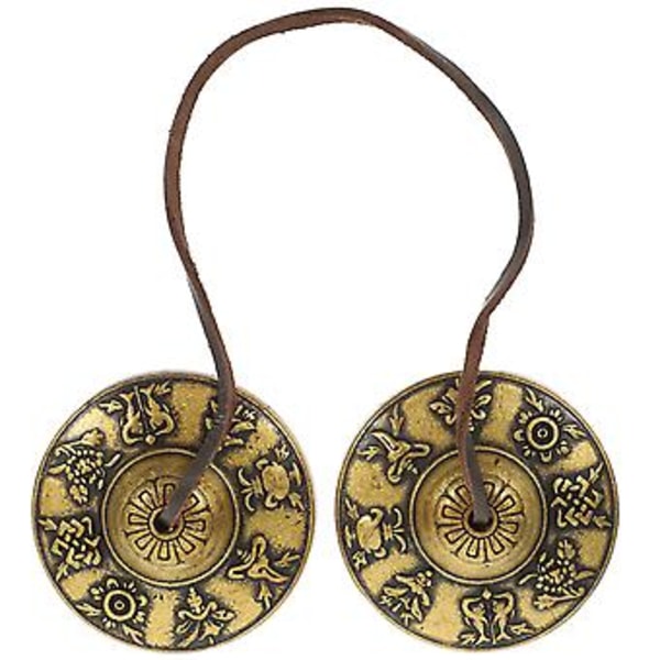 Koppar Cymbaler Klocka Buddhistisk Meditation Yoga Klocka Meditation Cymbal Klocka