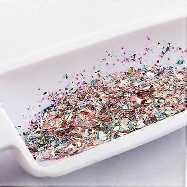 Dip Powder Genbrugsbakke, Opbevaringsboks til Neglekunst og Makeup Container Kit Værktøj