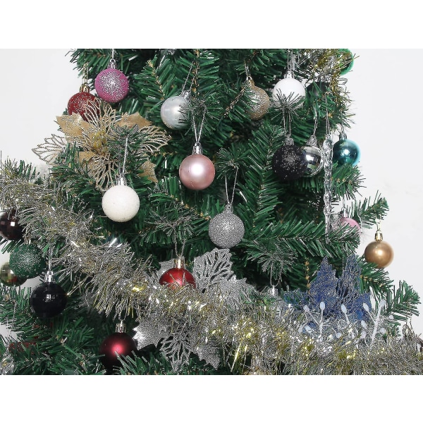 Christmas Ball Ornaments Shatterproof Christmas Decorations Tree