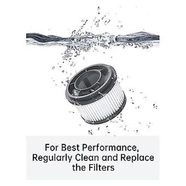 Til T10 T20 T30 Håndholdt Ledningsfri Støvsuger Vaskbar Frontfilter Reservedele Høj Effektivitet ( )