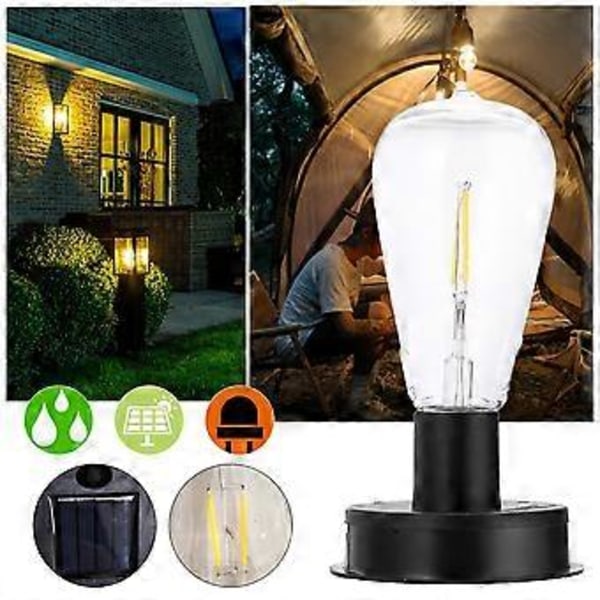 Udendørs Lys Varmebestandig Brugsnyttig Eventyrlampe Solcellelampe Skårsikker Ny Og Populær (9cm)