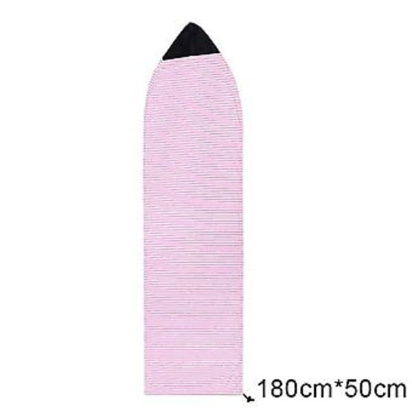 Surfbrädastrumpa - Lätt brädväska perfekt för lokala turer till stranden (180x50CM Rosa)