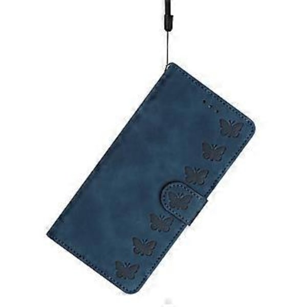 Til Galaxy M32 (Global Version) 4G Telefon Cover (Blå)