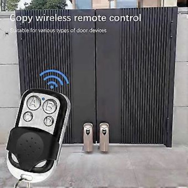 1/4 stk 433MHz Elektrisk Port Garasjeport Fjernkontroll Duplisering Nøkkelbrikke Åpner (1 stk 433)