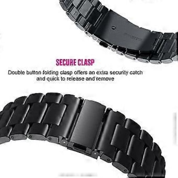 Typ A För Xiaomi Redmi Watch 2/Watch 2 Lite Klockarmband 3-pärlor Solid Metall Ersättningsarmband (Stil A)