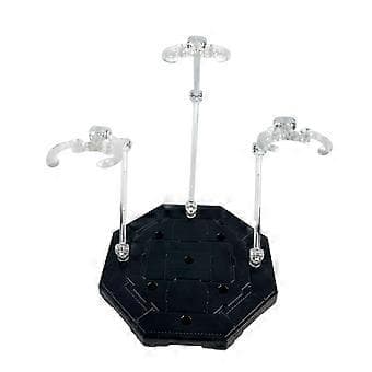 Action Figure Stand Samling Justerbar til 144 100 Action Figurer Sort (Sort)