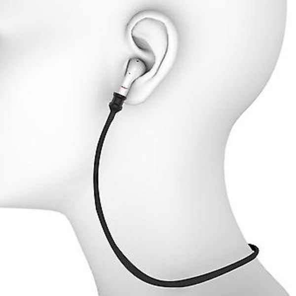 Øreproppstreng Anti-tapt Stropp for Hua Wei Freebuds 3 Trådløst Hodesett (Svart)