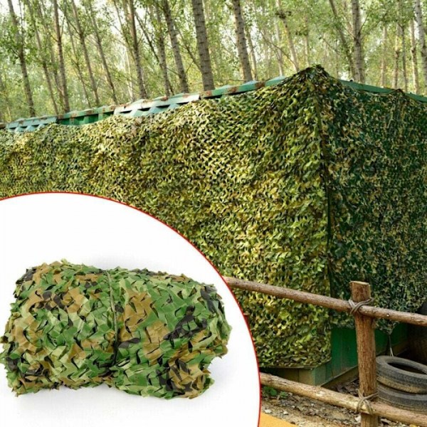 4 x 6 m kamouflagenät - För jakt, camping
