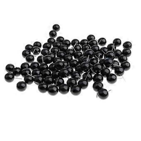 100 kpl Mustia Muovisia Silmäsarjoja Neulahuovutus Karhunukeille Leluihin (10mm)
