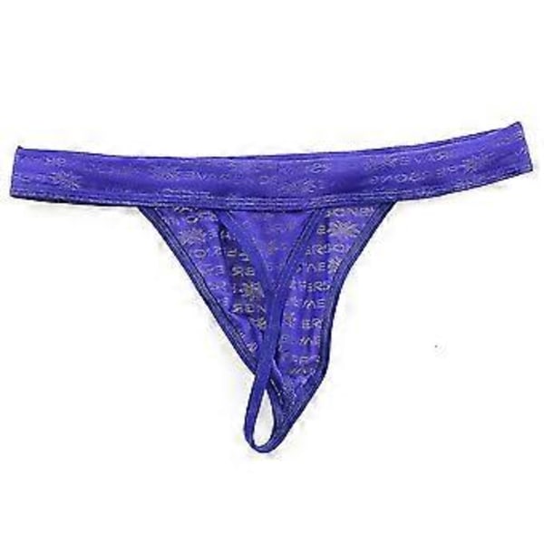Herrkalsonger G-string Tanga Underbyxor Trosor Underkläder -NMAOV(M Royalblå)