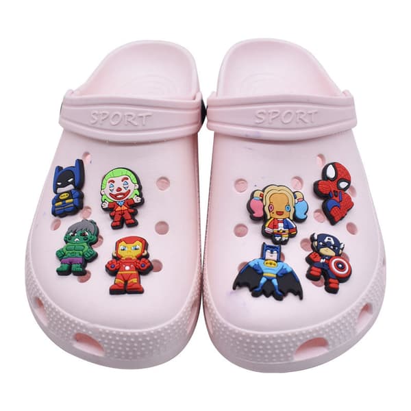 18 stk. Superhelte-serie sko charms til Crocs