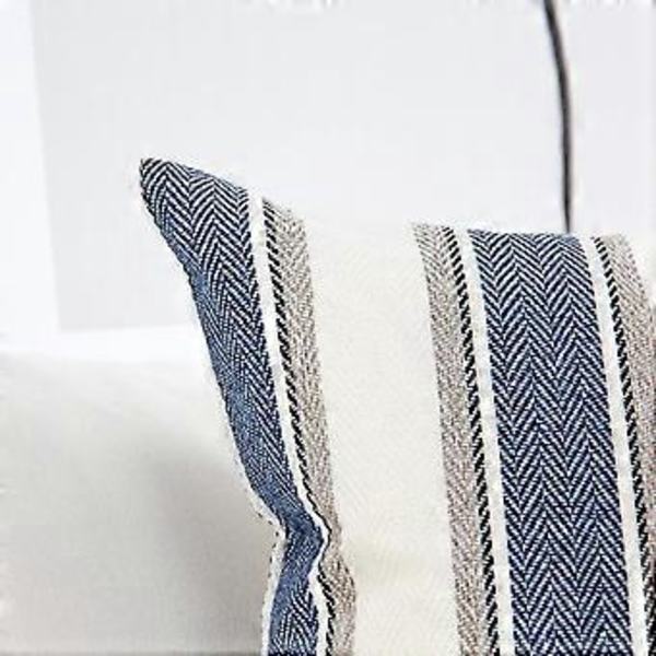 2 kpl raidallinen tyynynpäällinen 18\" x 18\"