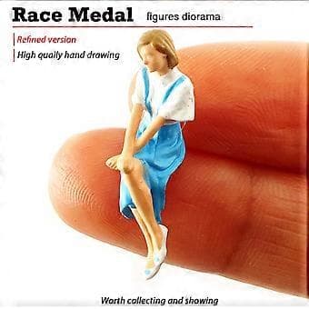 1:64 Figur Læser Landskab Miniaturer Tilbehør