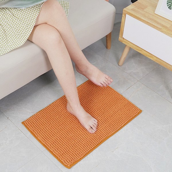 Absorberende, skridsikker bademåtte 80 x 50 cm Ekstra tyk brusemåtte til