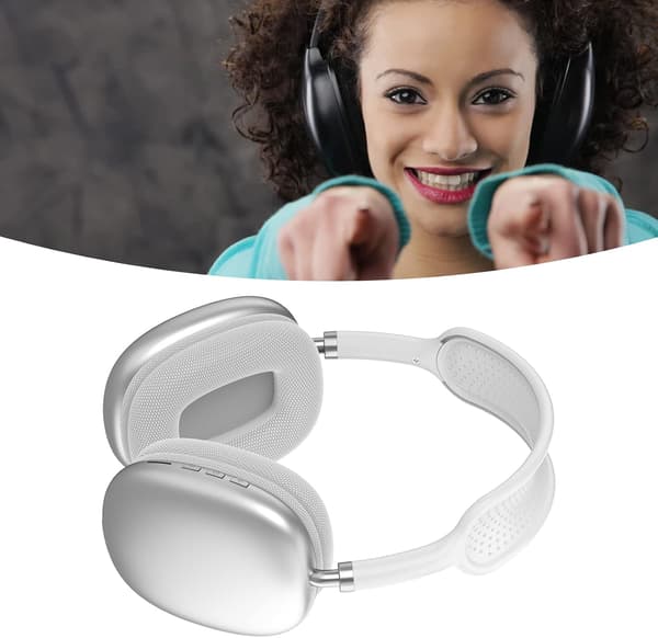 Trådlösa Bluetooth-hörlurar, brusreducerande over-ear gamingheadset