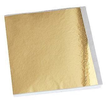 100x 9cm Imitationspapper Hantverk DIY (Champagneguld)