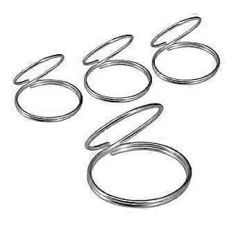 4 Fingerplektrum Skydd Plektrum För Ukulele Basgitarr (Silver)