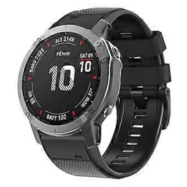 Type B Diamanttekstur Urrem til Garmin Tactix 7 Pro/Fenix 7X/6X Pro/5X Plus, 26mm Tofarvet (Style B)