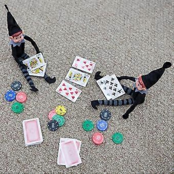 Elves Behavin Badly Elf Blød Legetøj med Lange Ben Krop Sort Julepynt (Dreng)