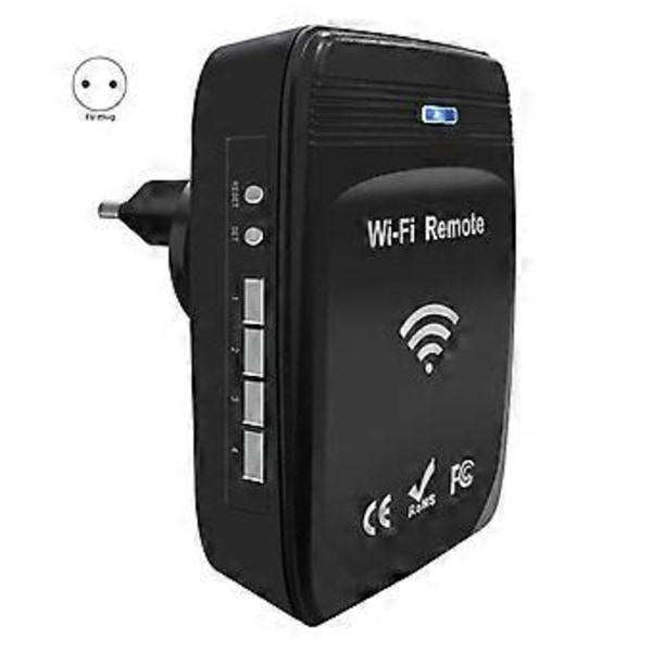 WiFi 287MHz-868MHz WiFi till RF-omvandlare Rullande Kod Garageportsfjärrkontroll EU-kontakt