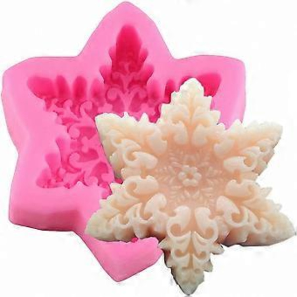 Snefnug Silikonform Snefnug Kage Slikform til Jul DIY Håndlavet Chokolade Kage Dekoration