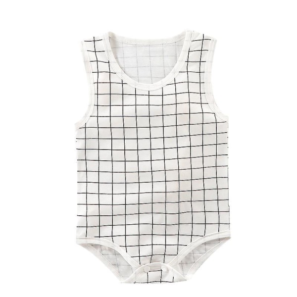 Baby Clothes Baby One-piece Clothes Bag Fart Vest Triangle Romper Children's Sleeveless One-piece Crawling Clothes Baby Clothes Lavender 59