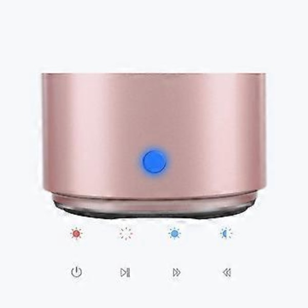 Vattentät Bluetooth-högtalare, Portabel Mini Trådlös Högtalare med Stark Bas och Bärväska, Idealisk för Utomhusbruk (Roséguld).