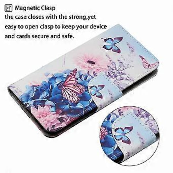 Til Samsung Galaxy S25 Ultra Etui Mønstertryk Beskyttende Læder Folio Telefon Cover (Style N)