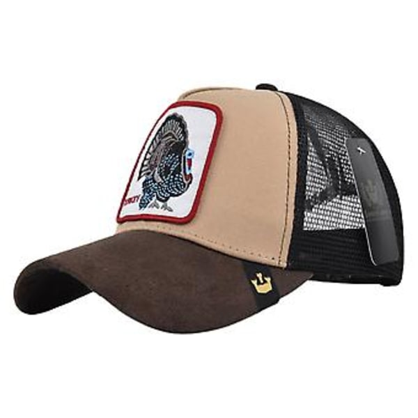 Musta Pantteri Verkkokorkki Baseball-Korkki (Ruskea Turkki)