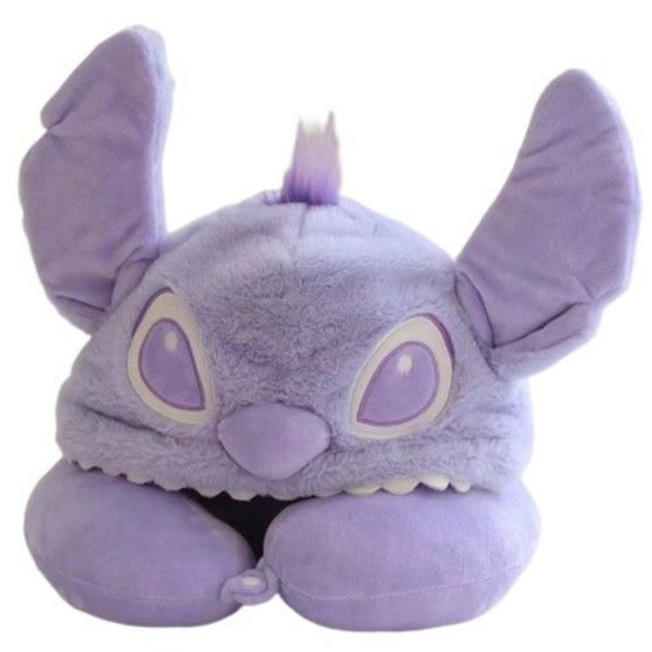 Tegneserie Stitch hetteformet U-formet pute nakkebeskytter plysjleke av