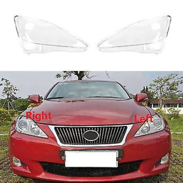 Höger Strålkastarskal Lamp Skydd Transparent Lins Skydd för Lexus IS250 IS300 IS350 2006-2012
