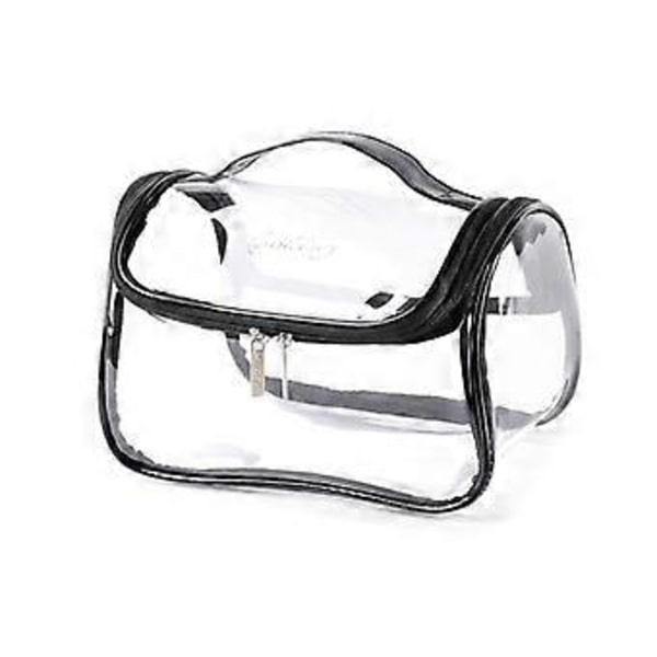 1/2/3-pack Damväska för kvinnor, transparent sminkväska, multifunktionell kosmetisk väska, plånbok, avslappnad förvaring, organiserare (Stil B 1-pack)