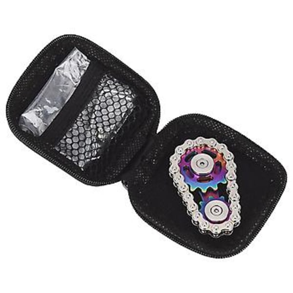 Cykelkedjeväxel Fidget Spinner Metallväxel Högkvalitativt Rostfritt Stål Nytt Nyhetsspel 5 X 5 X 3 Cm Hållbar Gyro (flerfärgad)