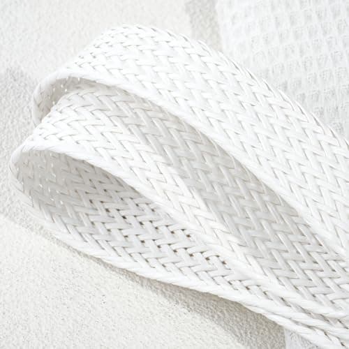 Flettet belte for kvinner Boho vevd midjebelte med spenne for sommerkjole