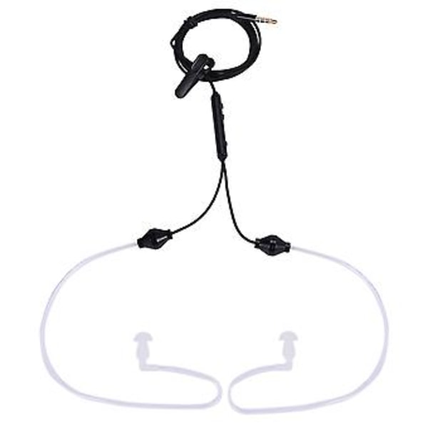 3,5 mm Plugg Luft Tube Anti-Stråling Hodetelefon 2 Luft Akustisk Tube Stereo Headset for