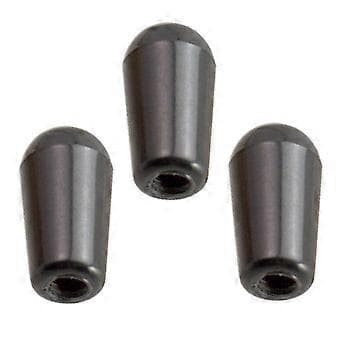 2X 10x Sort Elektrisk Guitar 3-vejs Pickup Vælger Toggle Switch Tip Knap 3,5 mm