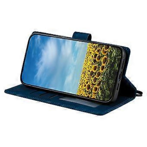 Style 018 Til Motorola Moto G85 5G Etui Præget Totem Hudfølelse Tegnebog Læder Telefon Cover (Style A)